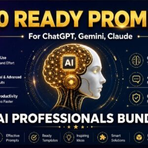 100 Ready-to-Use AI Prompts – Arabic & English Bundle